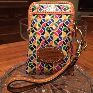 Colorful Fossil Wristlet!